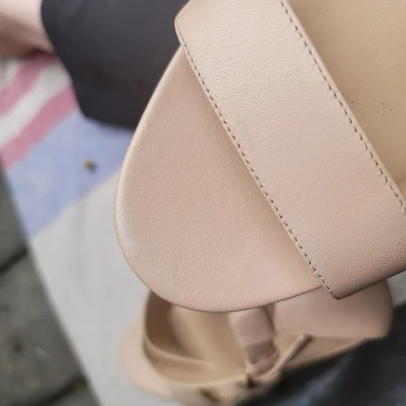 J. Crew blush nude cross strap Heeled sandals strappy leather high heels - Picture 8 of 8